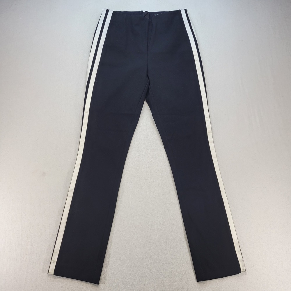 Rag & Bone Pants Womens 2 Black Sporty Side Stripe Tuxedo Stretch Trousers